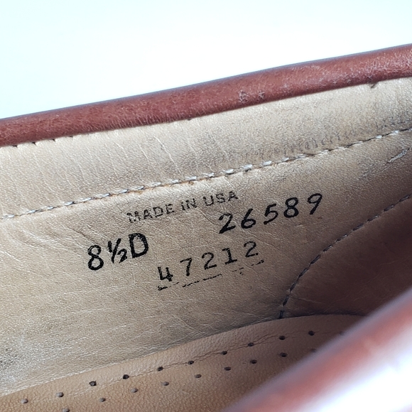 Allen Edmonds Men's Black & Brown Leather Loafers Shoes Size 8.5 Made in… - Picture 13 of 16